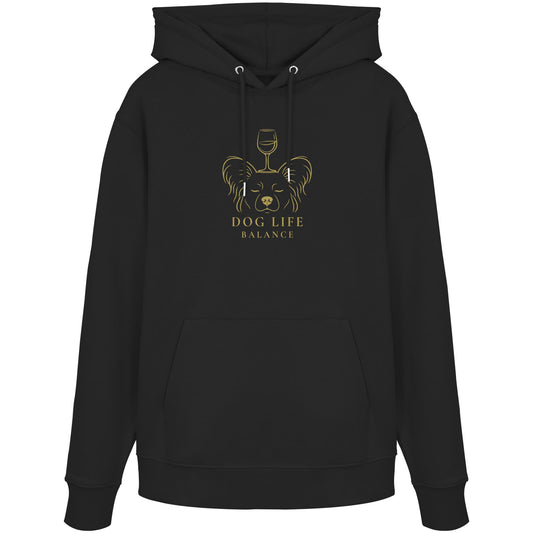 Dog Life Balance - Papillon - Organic Hoodie