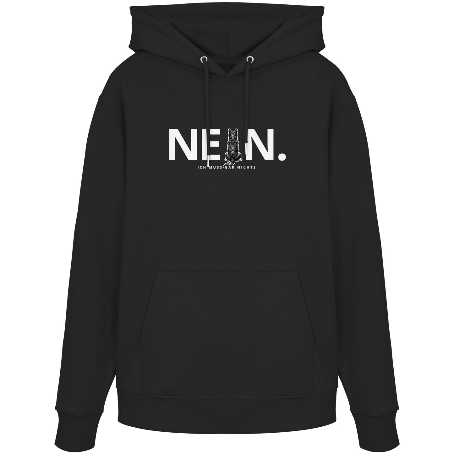 Nein. Ich muss gar nichts. - Australian Kelpie - Organic Hoodie