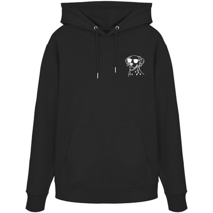 Line Art - Cooler Dalmatiner - Organic Hoodie