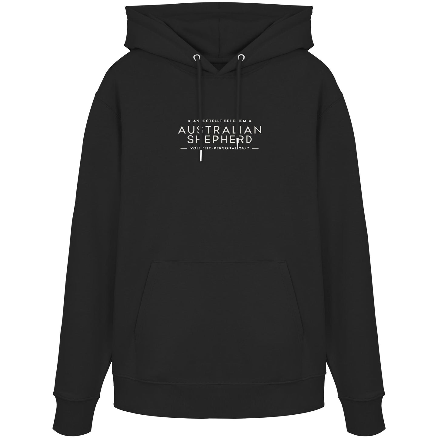 Vollzeit-Personal - Australian Shepherd - Organic Hoodie