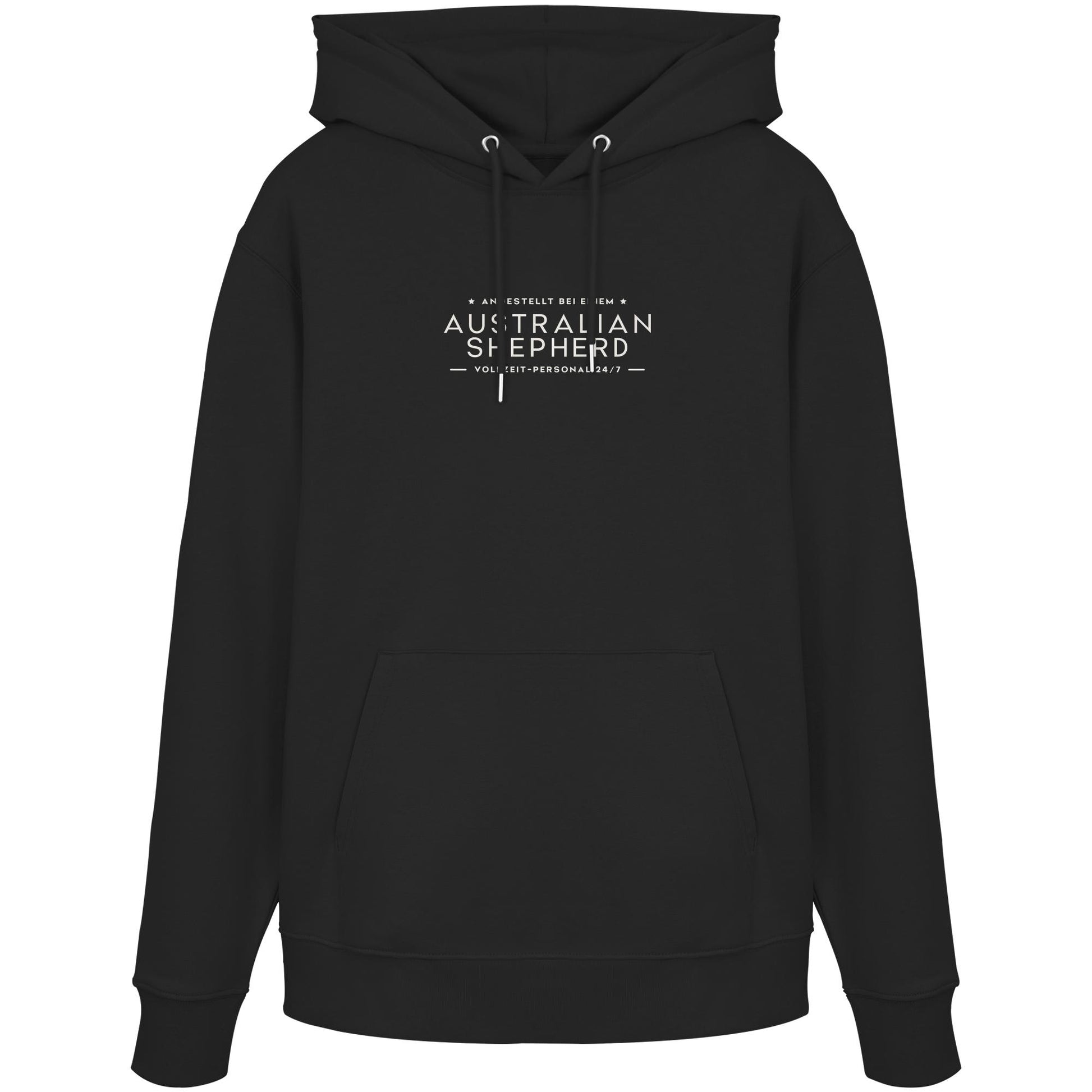 Vollzeit-Personal - Australian Shepherd - Organic Hoodie