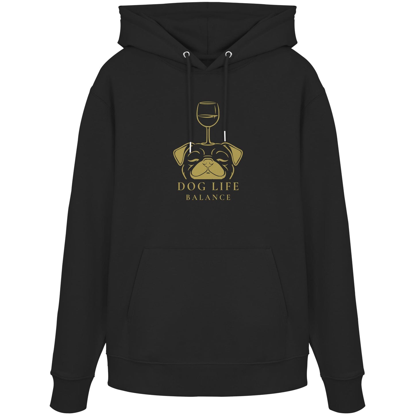 Dog Life Balance - Mops - Organic Hoodie