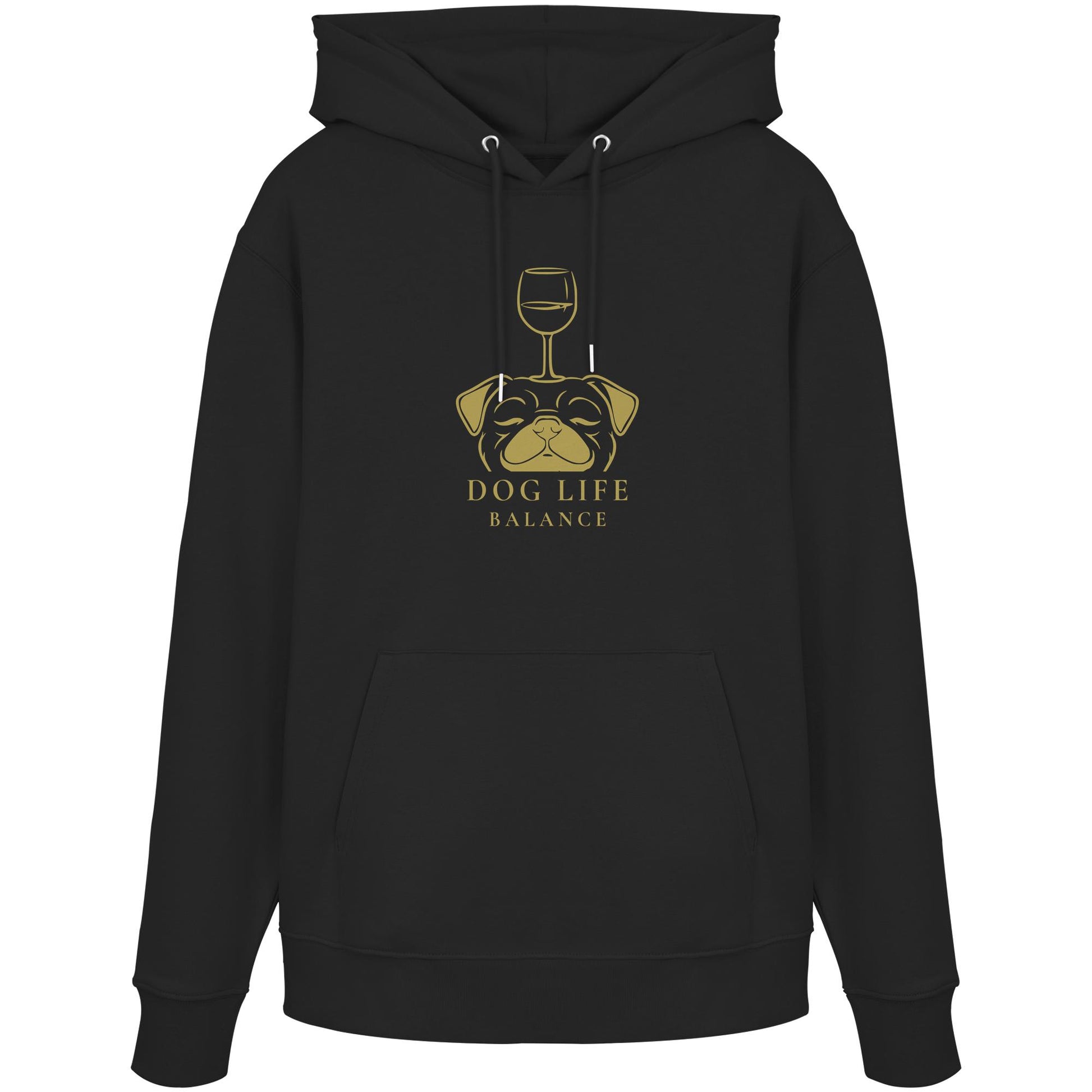 Dog Life Balance - Mops - Organic Hoodie