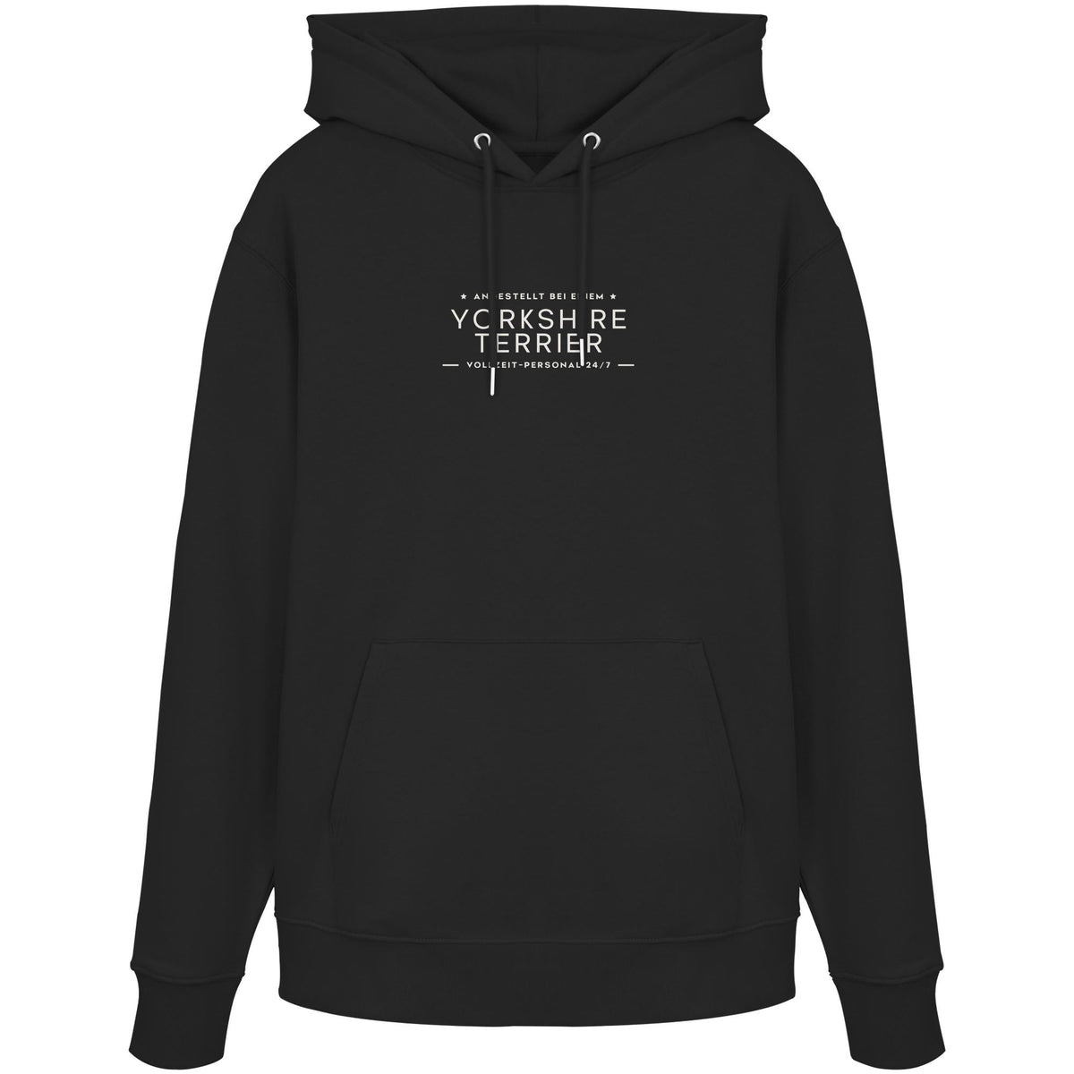 Vollzeit-Personal - Yorkshire Terrier - Organic Hoodie
