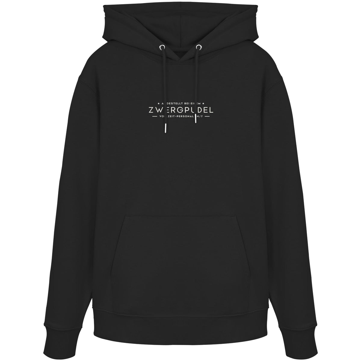 Vollzeit-Personal - Zwergpudel - Organic Hoodie