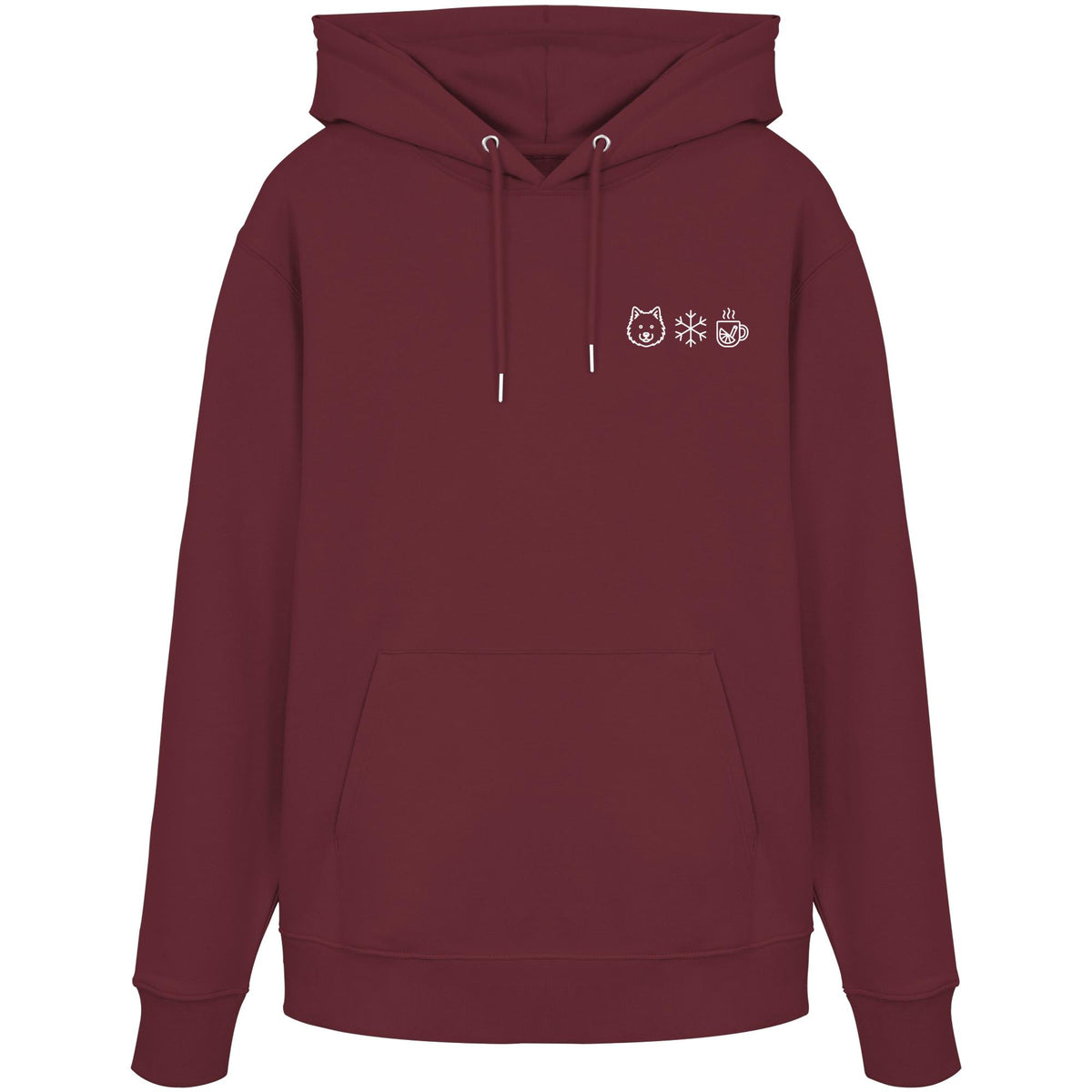 Eurasier - Schneeflocke Glühwein - Organic Hoodie