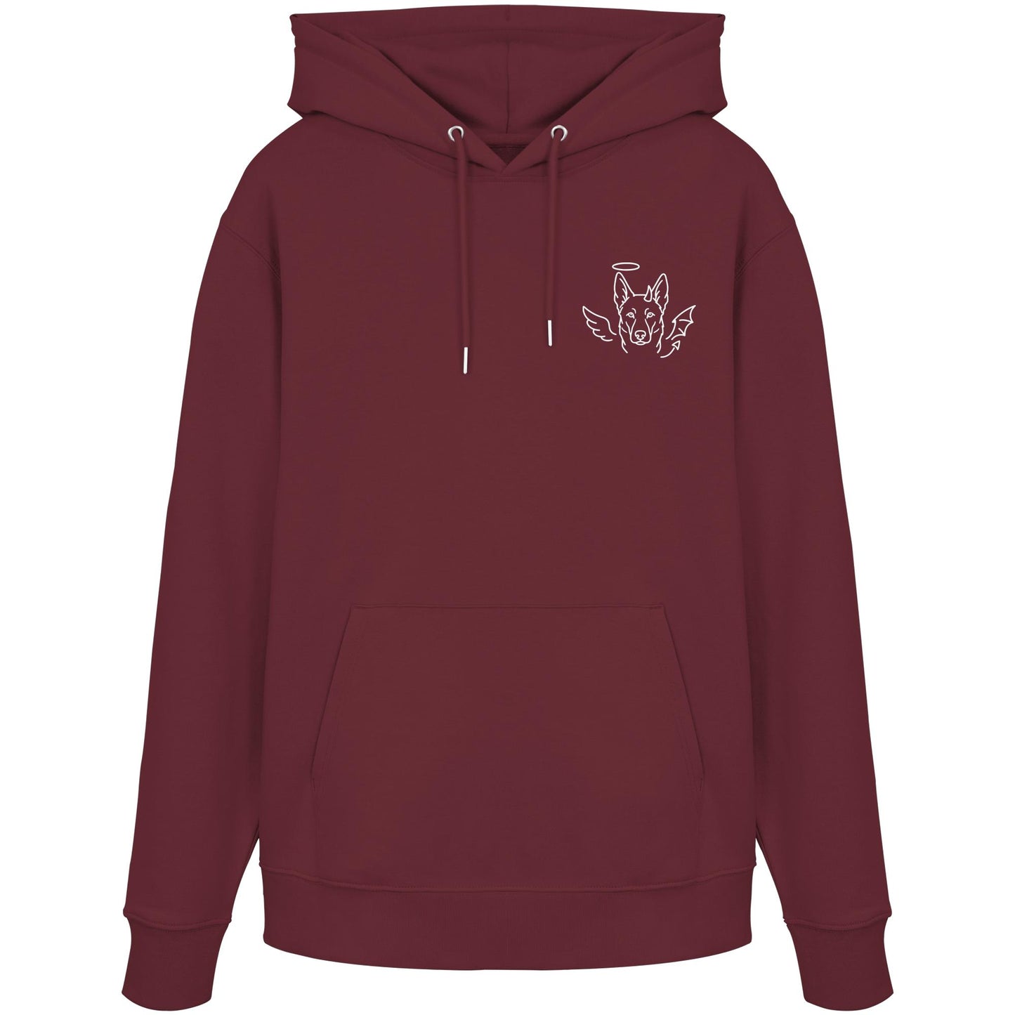 Halo & Horns - Holländischer Schäferhund (Kurzhaar) - Organic Hoodie
