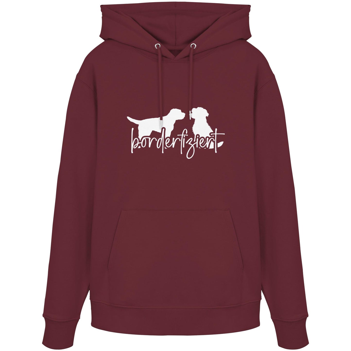 borderfiziert (Border Terrier) - Organic Hoodie