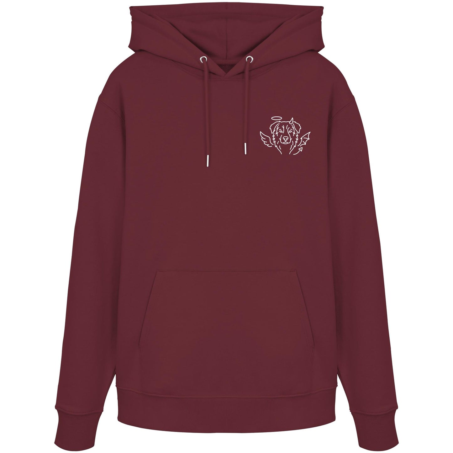 Halo & Horns - Australian Shepherd - Organic Hoodie