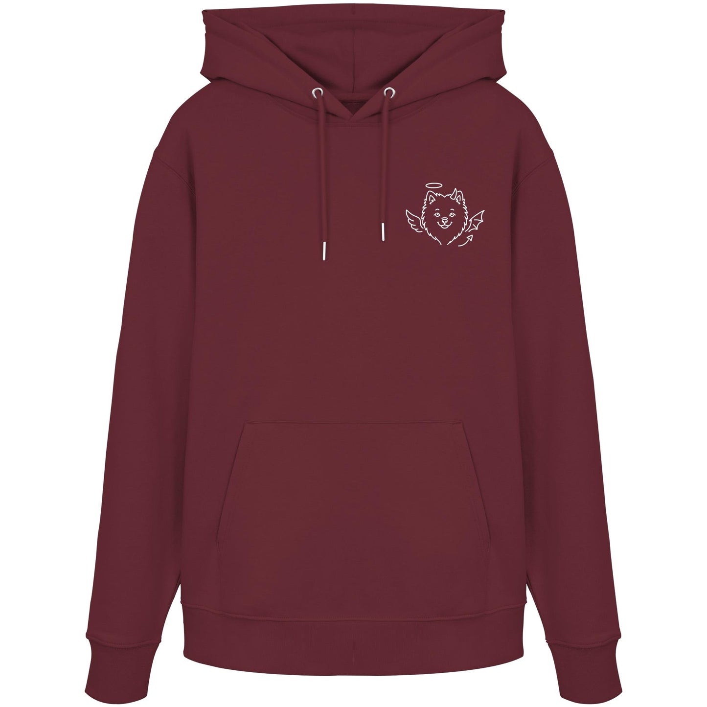 Halo & Horns - Pomeranian - Organic Hoodie