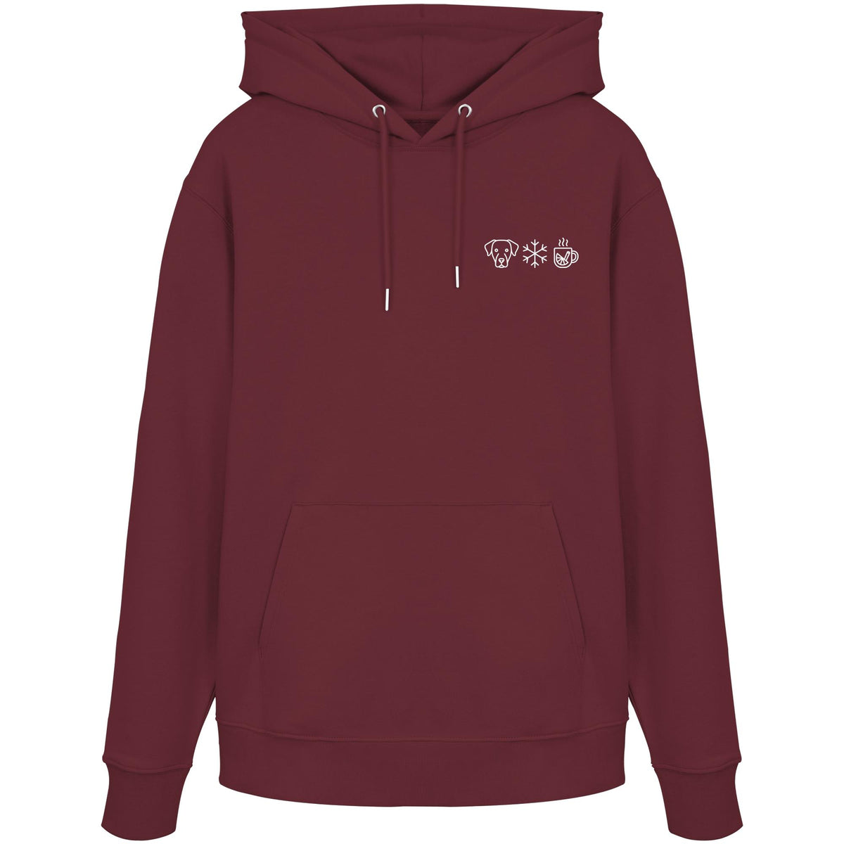 Rhodesian Ridgeback - Schneeflocke Glühwein - Organic Hoodie