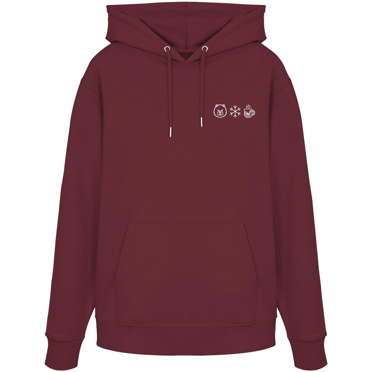 Chow Chow - Schneeflocke Glühwein - Organic Hoodie