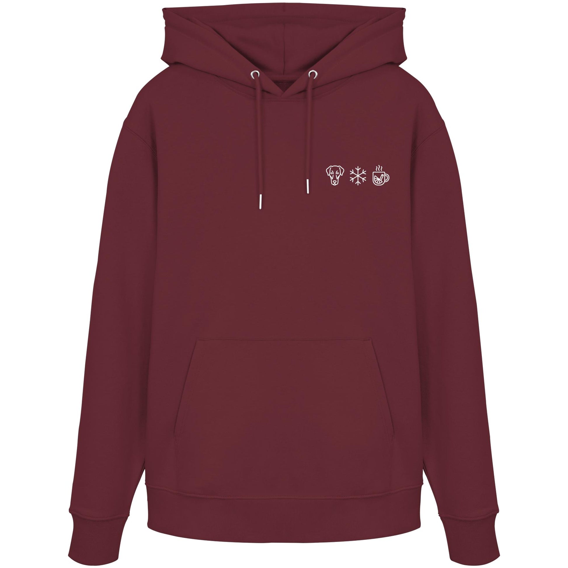 Dobermann - Schneeflocke Glühwein - Organic Hoodie