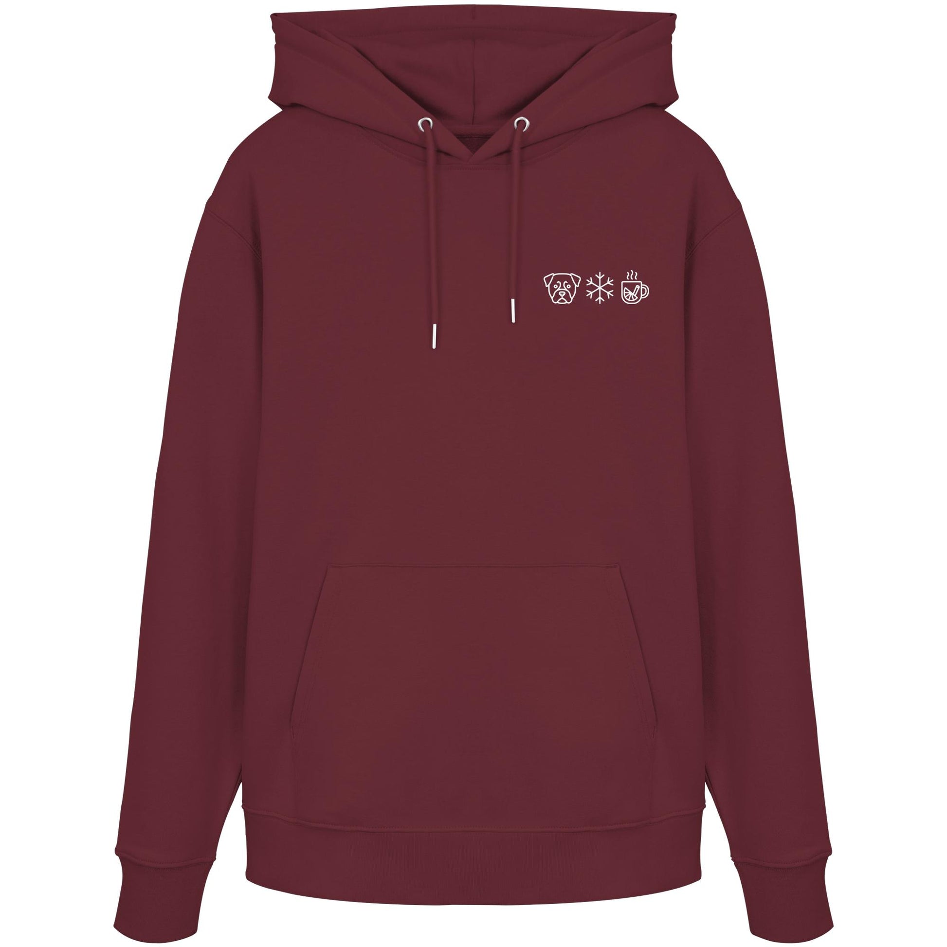 Rottweiler - Schneeflocke Glühwein - Organic Hoodie