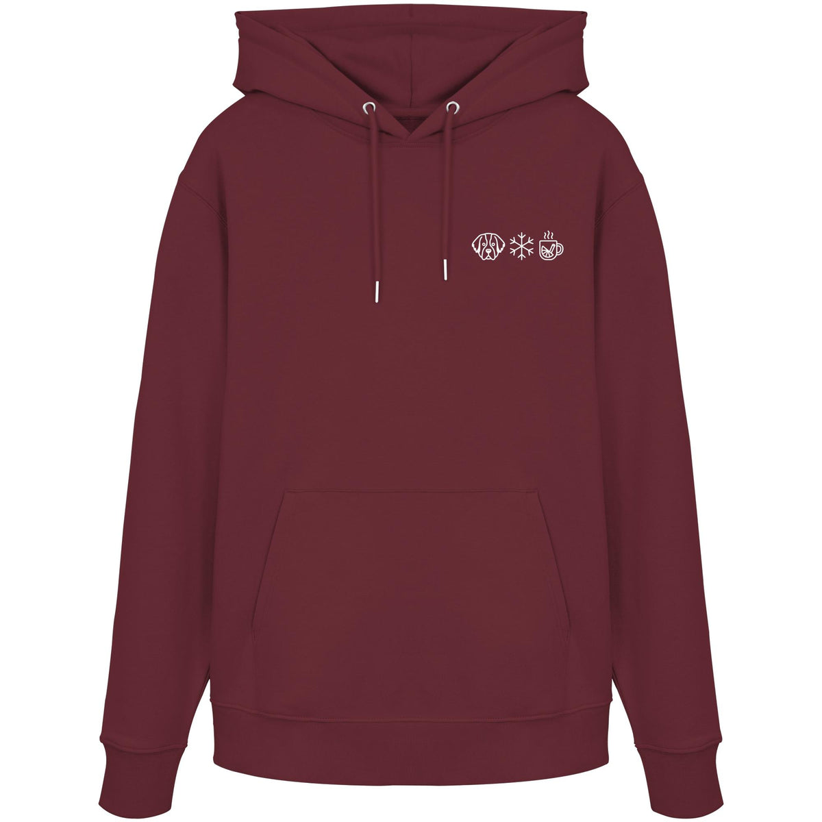 Landseer - Schneeflocke Glühwein - Organic Hoodie