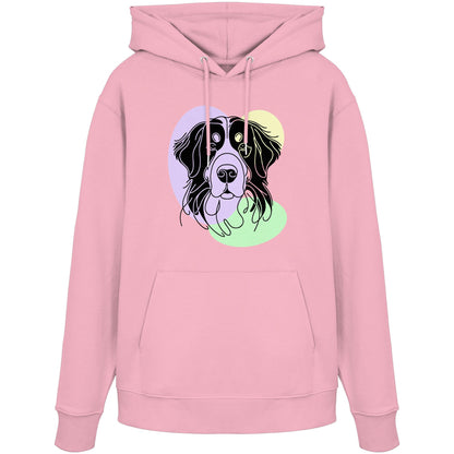 Line Art - Süßer Berner Sennenhund - Organic Hoodie