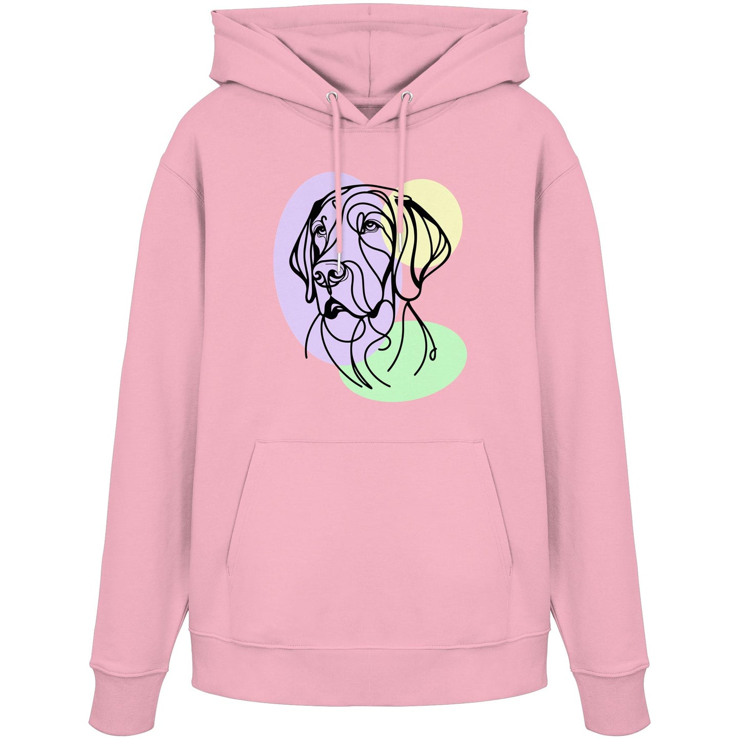 Line Art - Süßer Deutsch Kurzhaar - Organic Hoodie