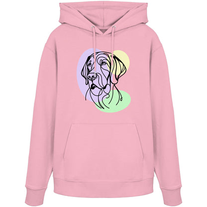 Line Art - Süßer Deutsch Kurzhaar - Organic Hoodie