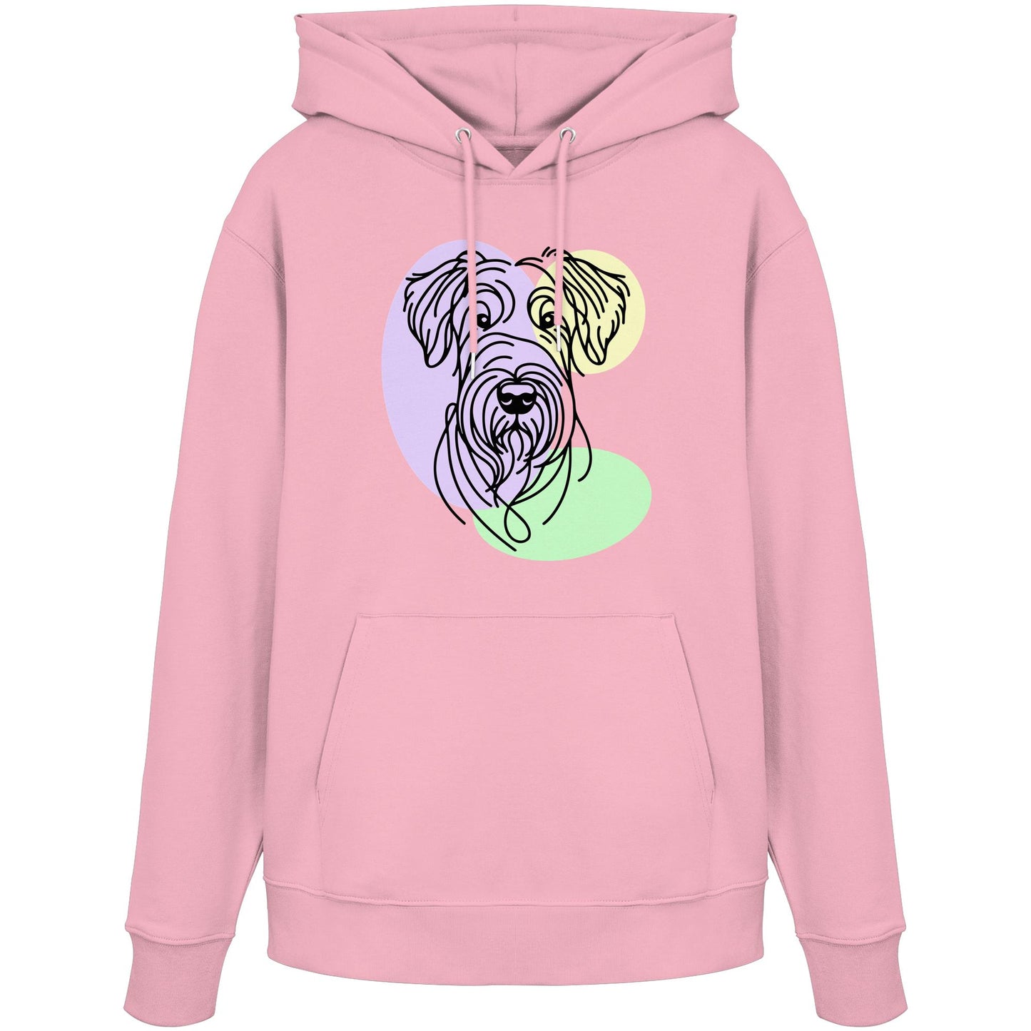 Line Art - Süßer Irish Terrier - Organic Hoodie