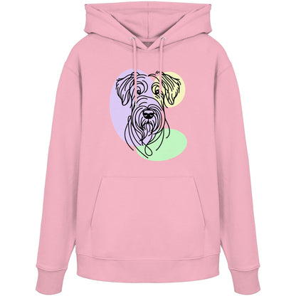 Line Art - Süßer Irish Terrier - Organic Hoodie