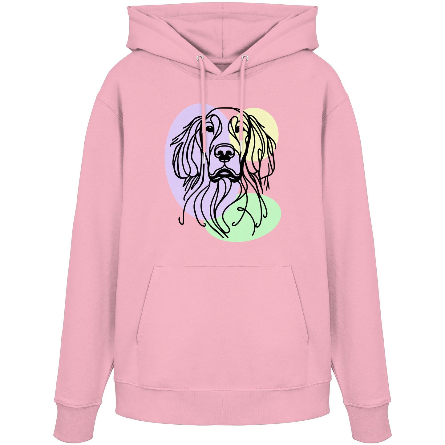 Line Art - Süßer Gordon Setter - Organic Hoodie