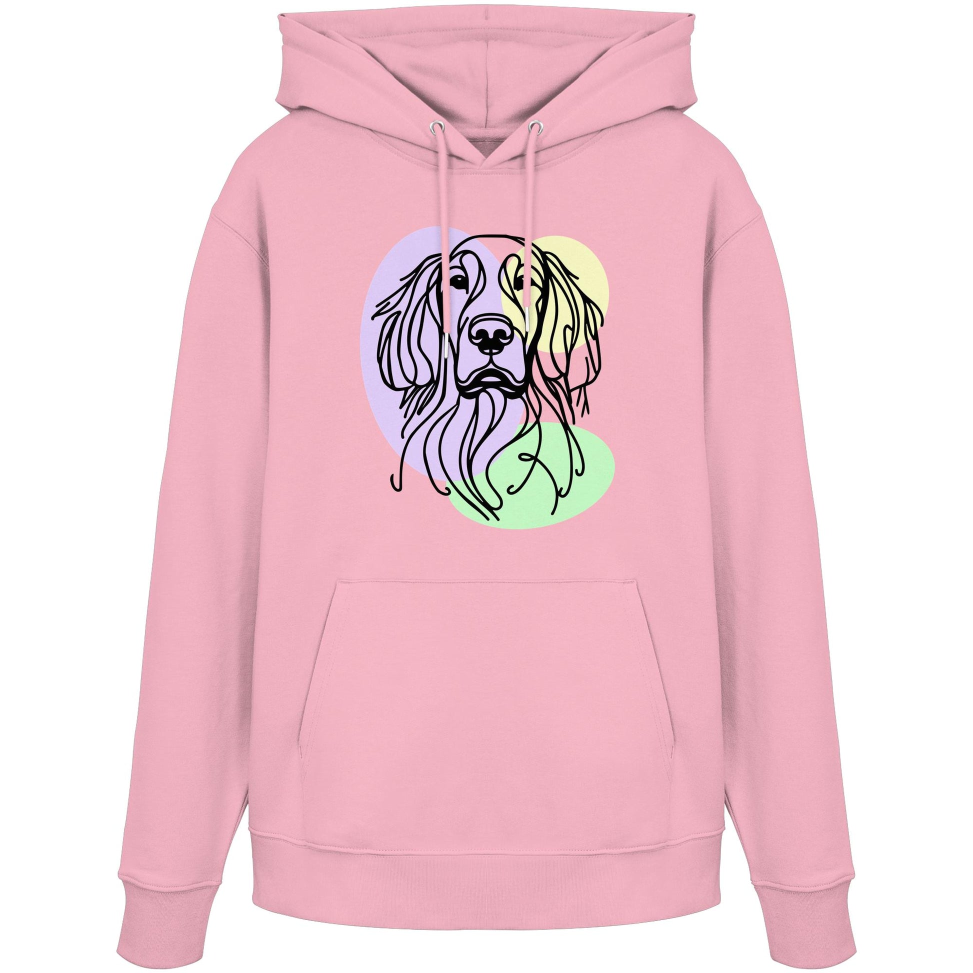 Line Art - Süßer Gordon Setter - Organic Hoodie