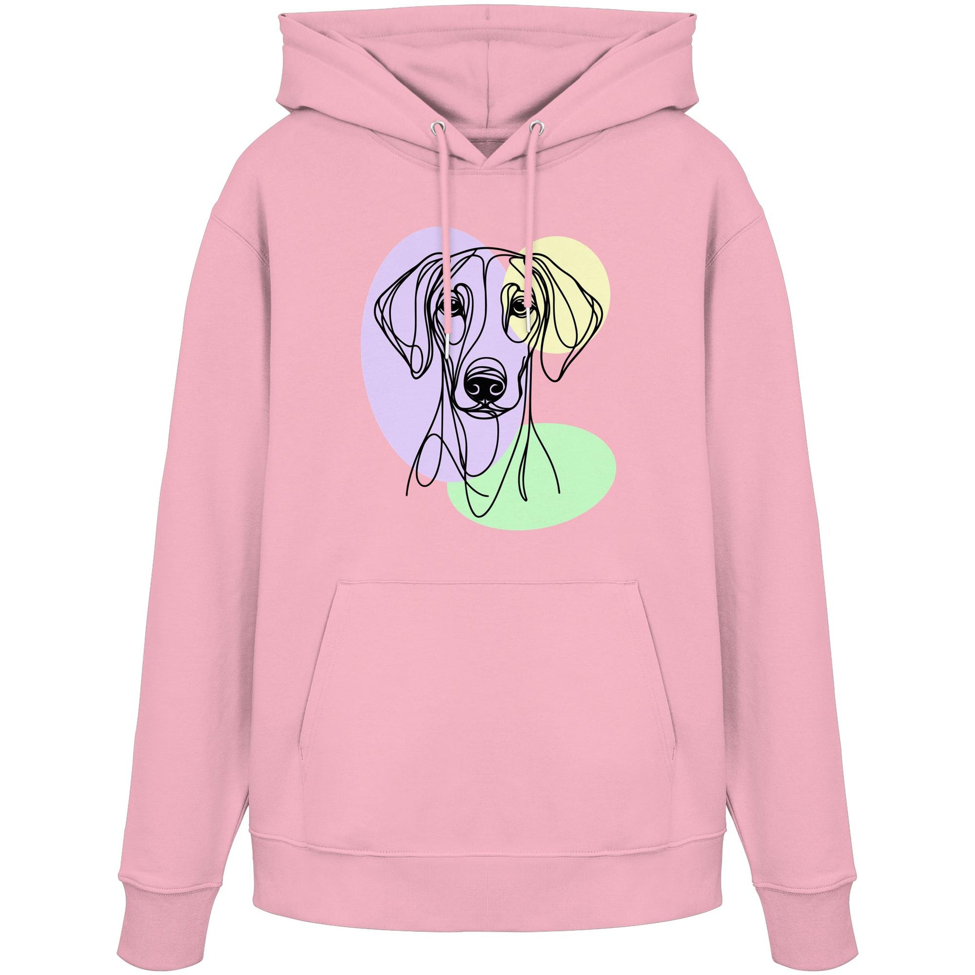 Line Art - Süßer Dobermann - Organic Hoodie