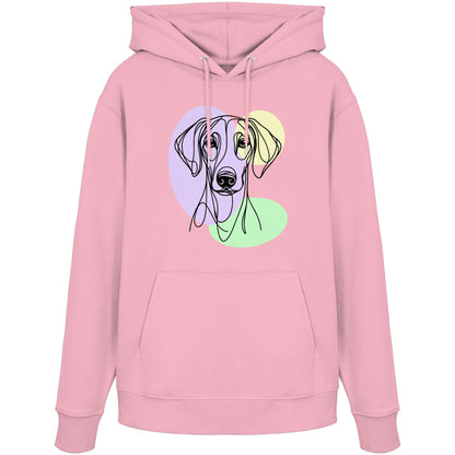 Line Art - Süßer Dobermann - Organic Hoodie