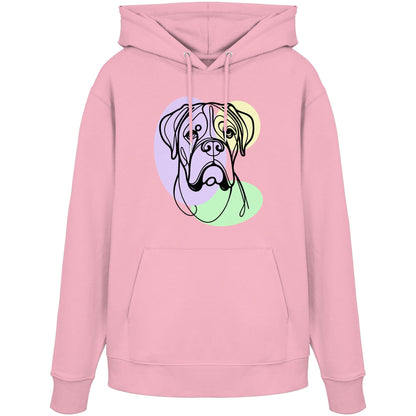 Line Art - Süßer Boxer - Organic Hoodie
