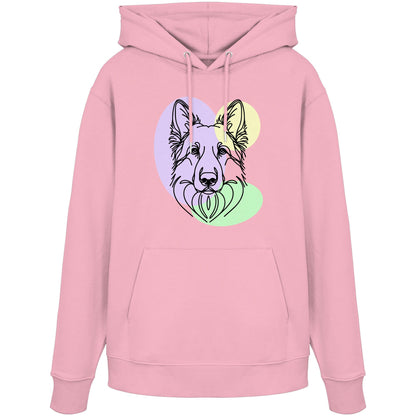 Line Art - Schäferhund - Organic Hoodie