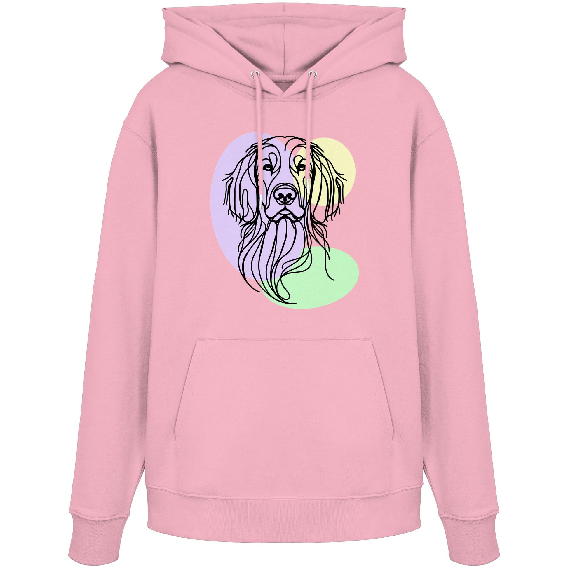 Line Art - Süßer Irish Setter - Organic Hoodie
