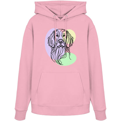 Line Art - Süßer Irish Setter - Organic Hoodie