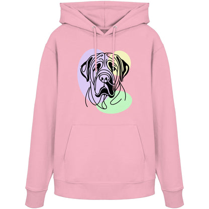 Line Art - Süßer Bullmastiff - Organic Hoodie