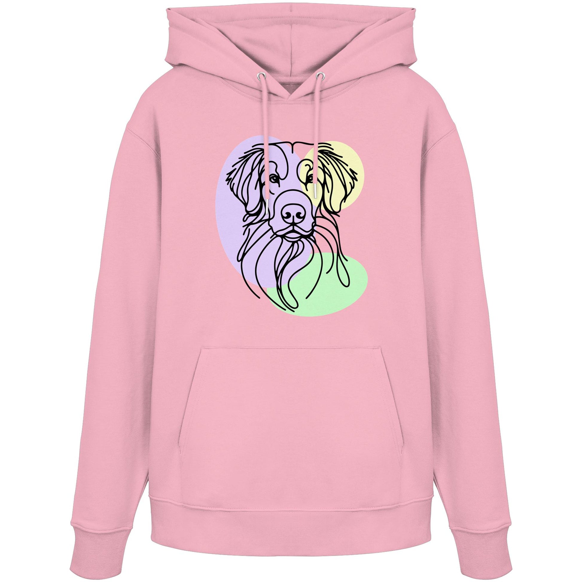 Line Art - Süßer Nova Scotia Duck Tolling Retriever - Organic Hoodie