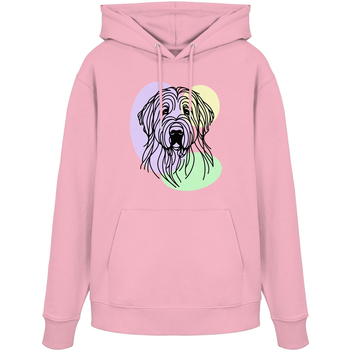 Line Art - Süßer Briard - Organic Hoodie