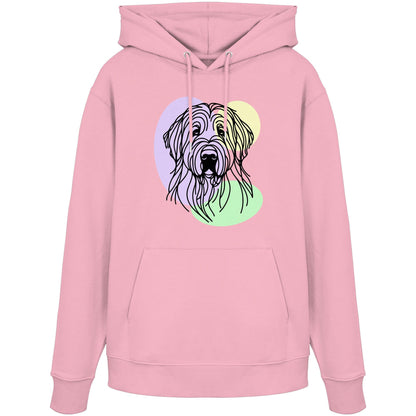 Line Art - Süßer Briard - Organic Hoodie