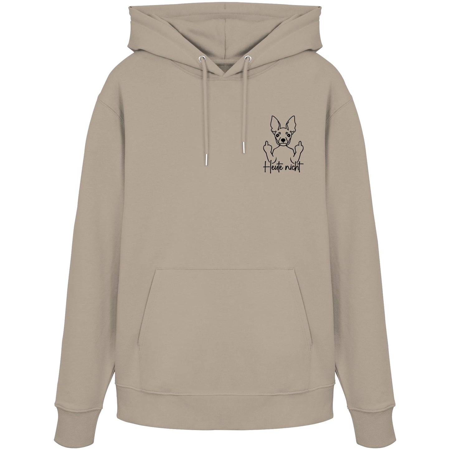Heute nicht - Zwergpinscher - Organic Hoodie