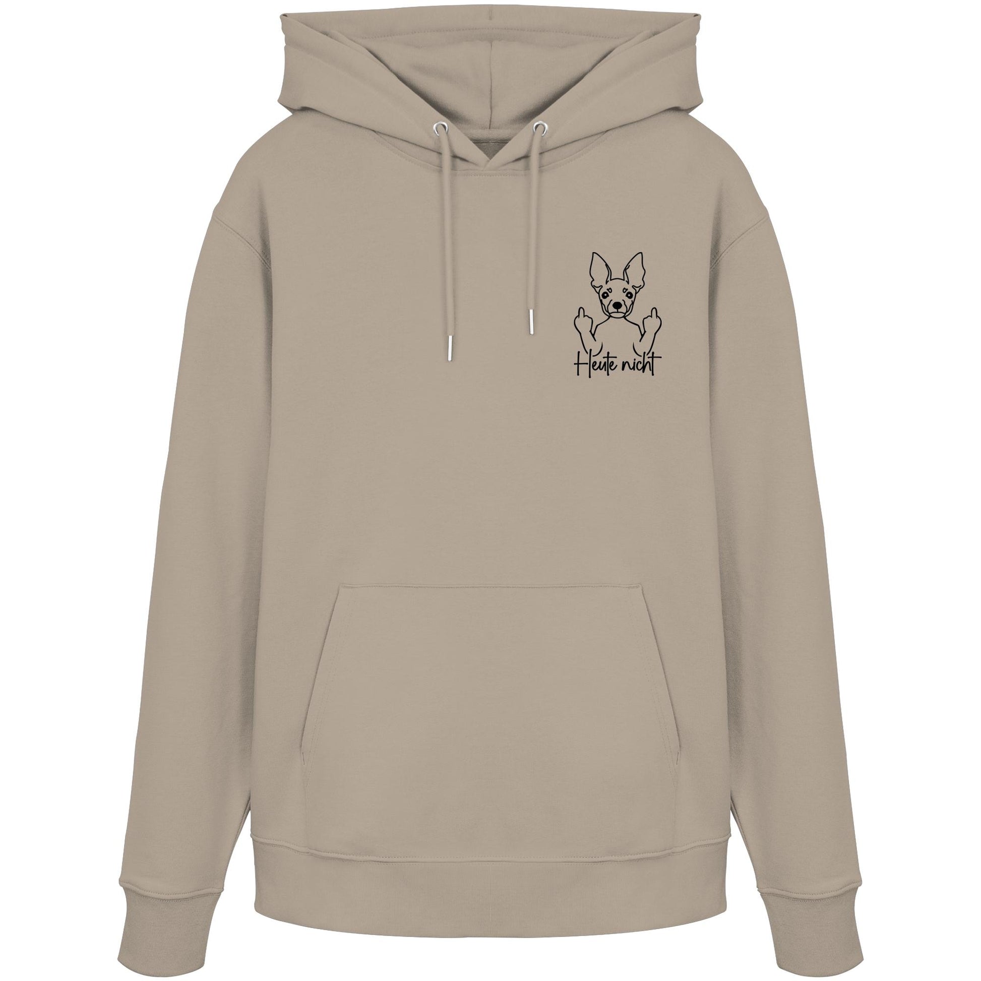 Heute nicht - Zwergpinscher - Organic Hoodie