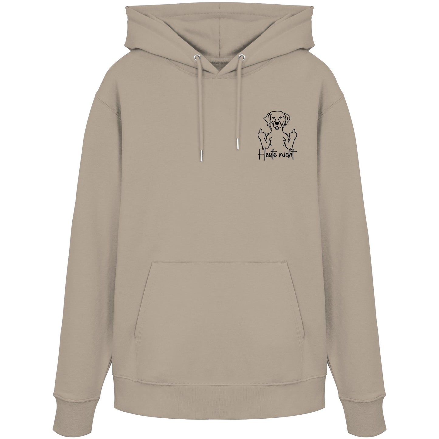Heute nicht - Golden Retriever - Organic Hoodie