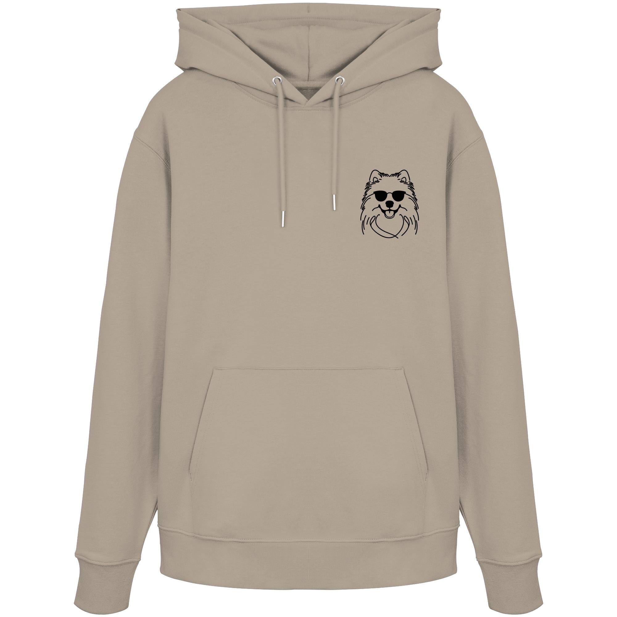 Line Art - Cooler Samojede - Organic Hoodie