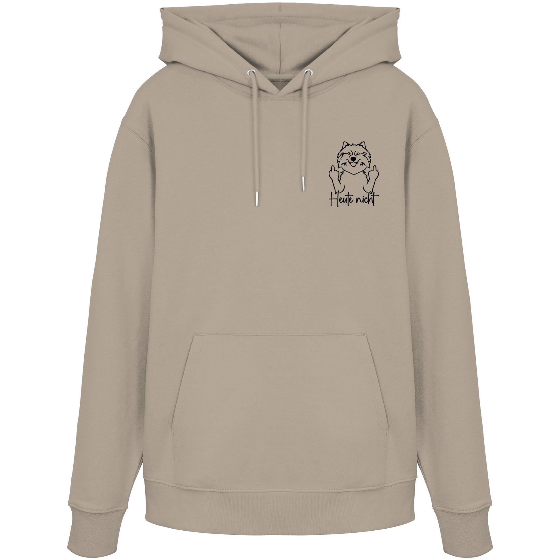 Heute nicht - Wolfsspitz - Organic Hoodie