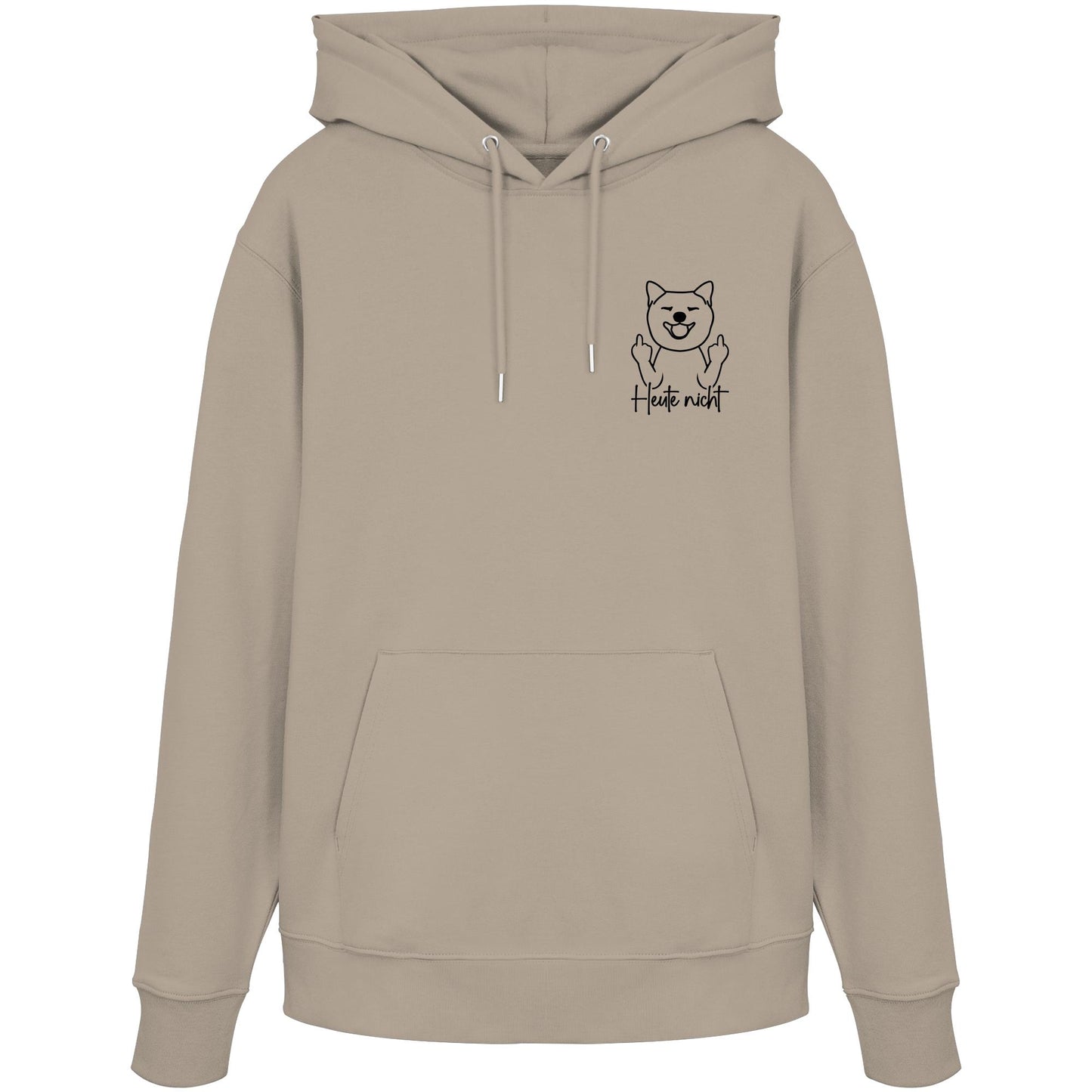 Heute nicht - Shiba Inu - Organic Hoodie