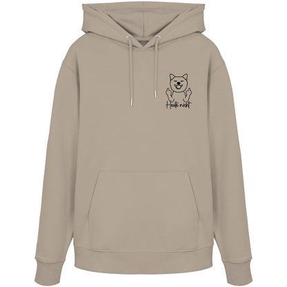 Heute nicht - Shiba Inu - Organic Hoodie
