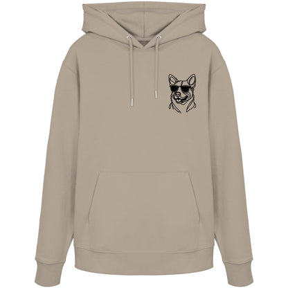 Line Art - Cooler Australian Cattle Dog - Organic Hoodie