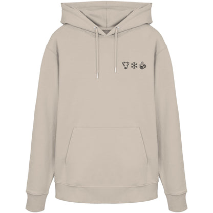 Deutscher Pinscher - Schneeflocke Glühwein - Organic Hoodie