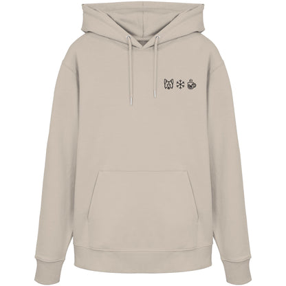 Border Collie - Schneeflocke Glühwein - Organic Hoodie