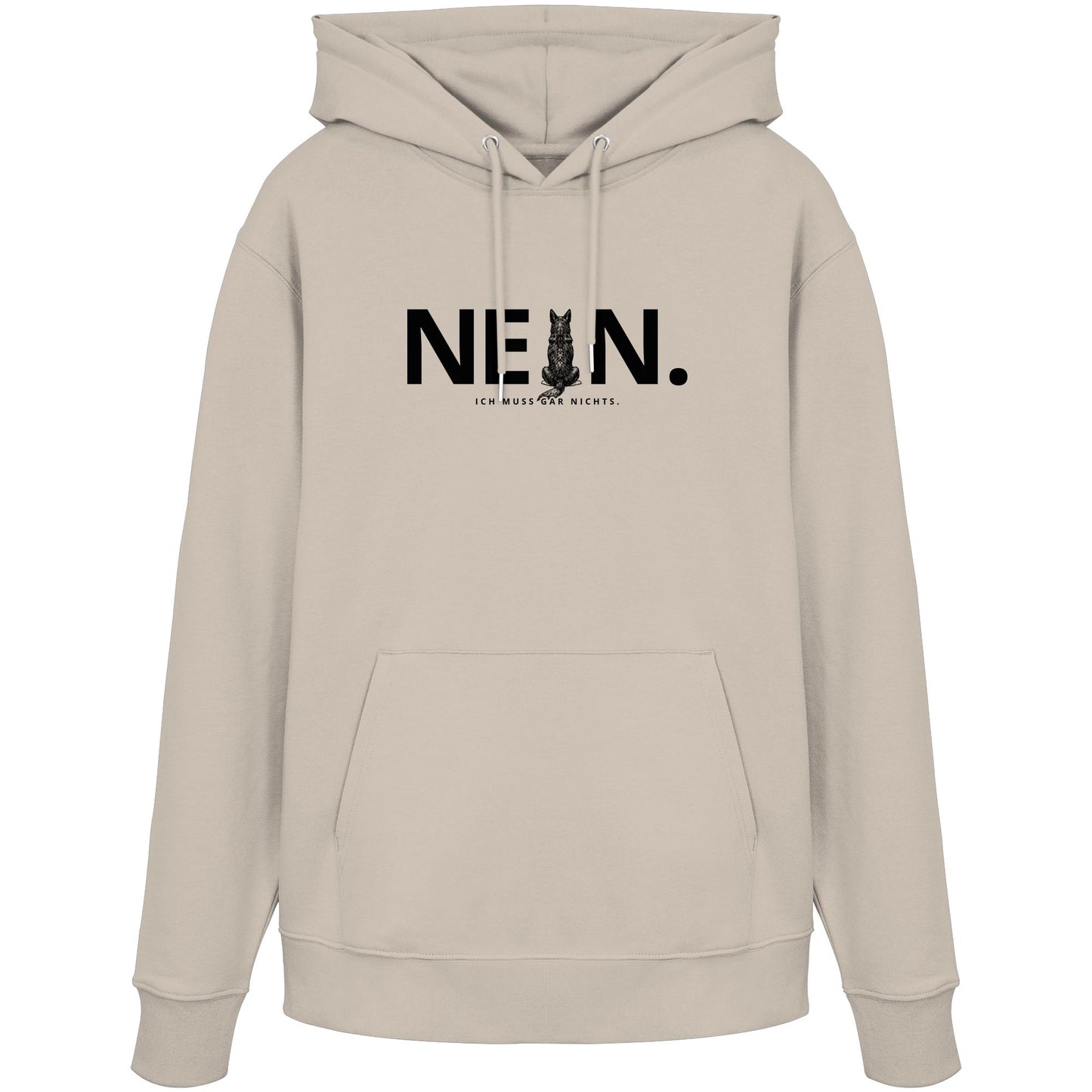 Nein. Ich muss gar nichts. - Australian Kelpie - Organic Hoodie