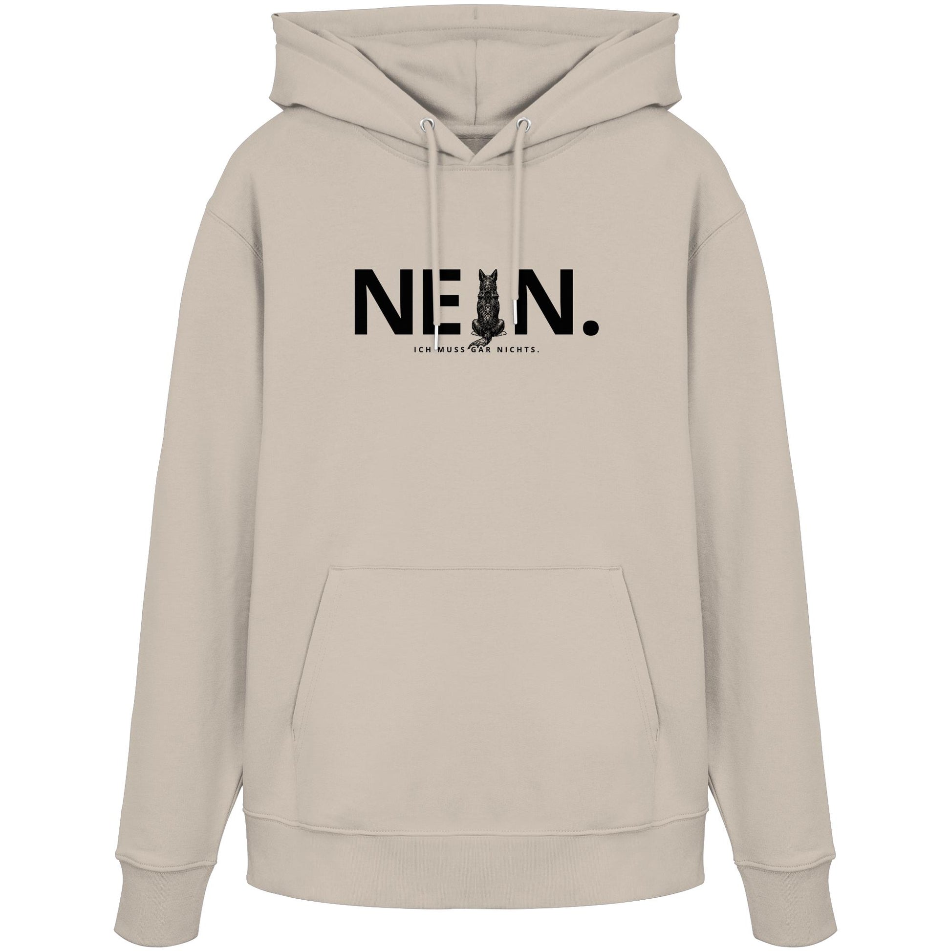 Nein. Ich muss gar nichts. - Australian Kelpie - Organic Hoodie