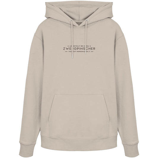 Vollzeit-Personal - Zwergpinscher - Organic Hoodie