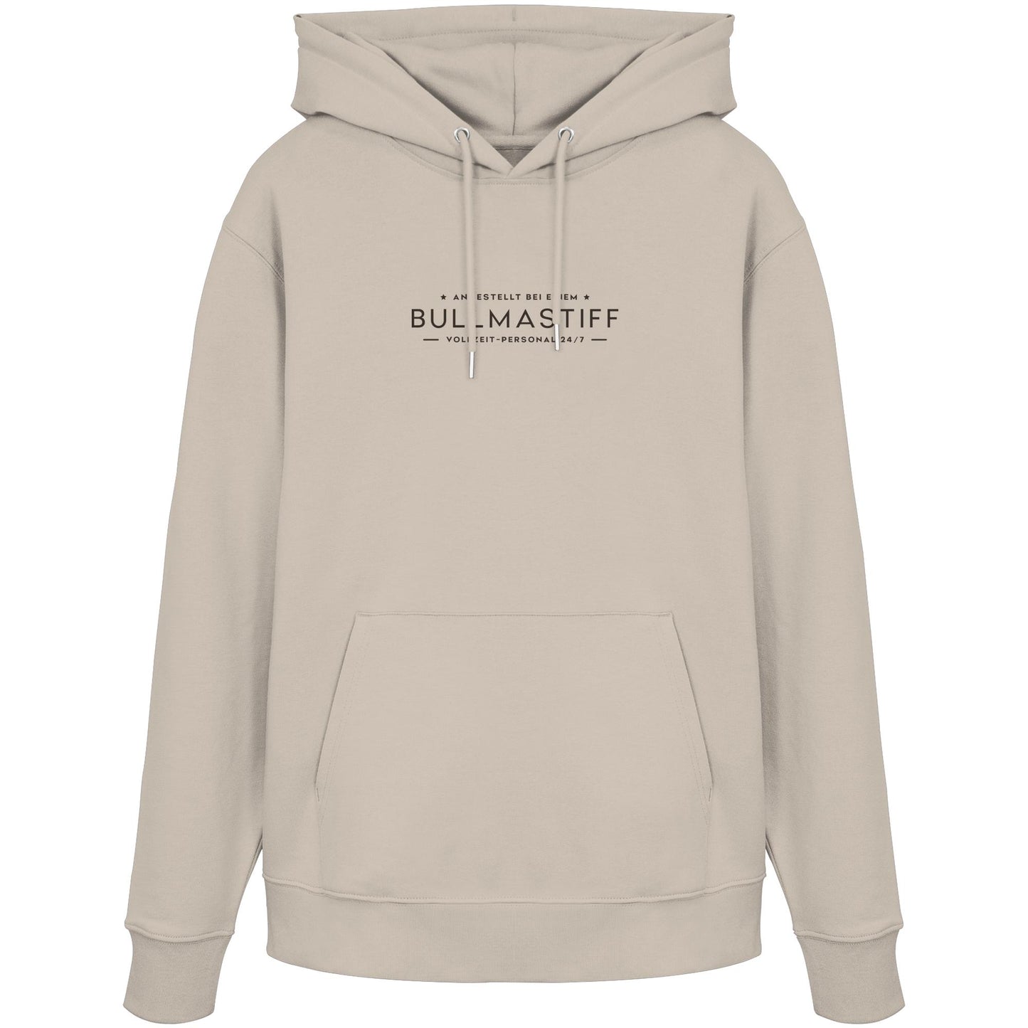 Vollzeit-Personal - Bullmastiff - Organic Hoodie
